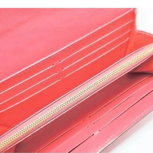Louis Vuitton Sara Wallet, Portefeuille M90313 Hot pink Monogram Vernis Ts2136 - Picture 8 of 9